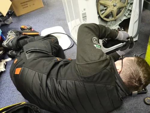 NAC engineer carrying out a repair